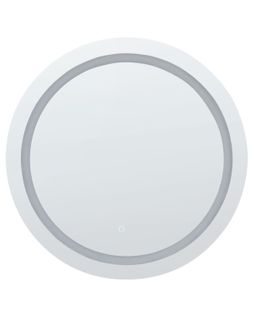 Miroir Mural Rond à LED Argenté Ø 79 Cm Courseulles