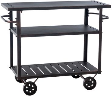 Chariot De Service Spring Dans Le Style Industriel Bronze