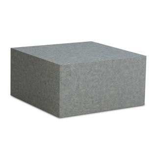 Table Basse Monobloc Aspect Béton Gris Table De Salon Moderne Cube Gris