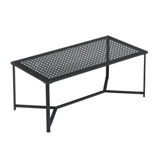 Table Basse Table De Canapé Verre Métal 100 Cm Table De Salon Rectangulaire