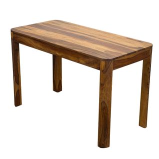 Table à Manger Rectangulaire Sheesham Bois Massif 120cm Pour Jusqu'à 6 Personnes
