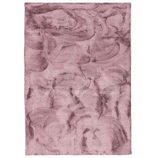 Tapis En Fourrure Plush 70x140cm Violet