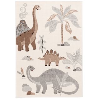 Tapis Pour Enfants Softstar Kids Dinosaures 80x150cm Gris
