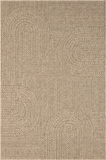 Tapis Kansas Extérieur Jute Terrasse - Nature - 200x290 Cm