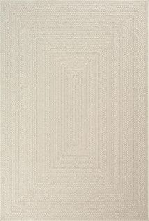 Tapis Kansas Extérieur Jute Terrasse - Crème - 140x200 Cm