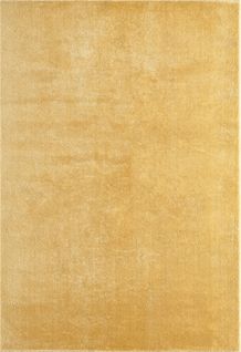 Tapis Moelleux Poils Courts, Antidérapant, Lavable, Soft, Or, 80 X 150 Cm