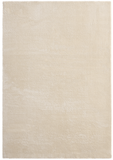 Tapis Moelleux Poils Courts, Antidérapant, Lavable, Soft, Beige, 60 X 110 Cm