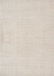 Tapis Elisa Design Géométrique, Beige, 120x160 Cm