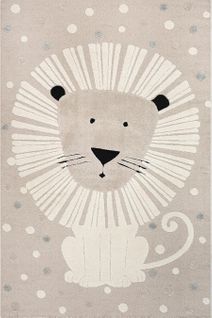 Tapis Jungle Kids Chambre Enfant 3d Résistant - Beige - 140x200 Cm