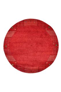 Tapis Gabbeh Denver 150x150 Cm - Rouge