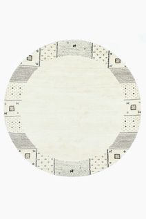 Tapis Gabbeh Denver 150x150 Cm - Beige