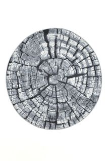 Tapis Pour Intérieur Et Extérieur Aurora Diam 80 Cm - Gris