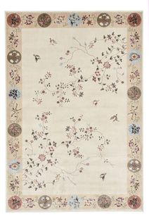 Tapis Tissé En Viscose Cherina 50x80 Cm - Beige