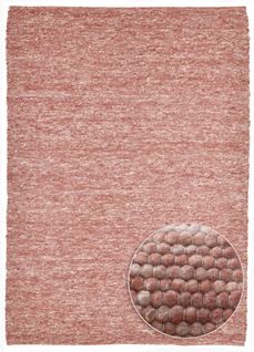 Tapis Réversible En Laine Alpen 190x290 Cm - Rouge