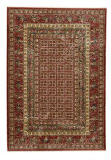 Tapis Tissé à Bordures Beatrice 240x340 Cm - Rouge