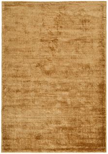Tapis En Viscose Tissé Main Aspect Vieilli - Shine 190x290 Cm - Ocre