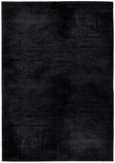 Tapis En Viscose Tissé Main Aspect Vieilli - Shine 160x230 Cm - Noir