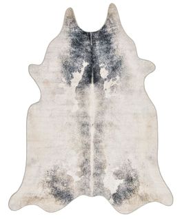 Tapis En Fourrure Synthétique Emilia 70x90 Cm - Blanc