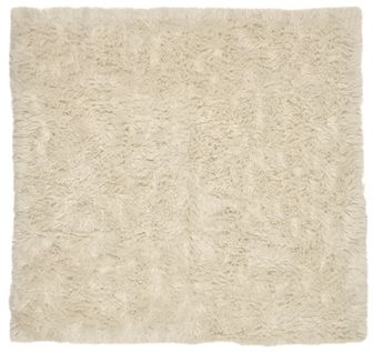Tapis Flokati Grec Original Flokos 1250 120x120 Cm - Crème