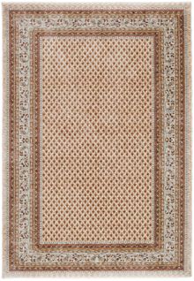 Tapis Tissé à Bordures Beatrice 40x60 Cm - Beige