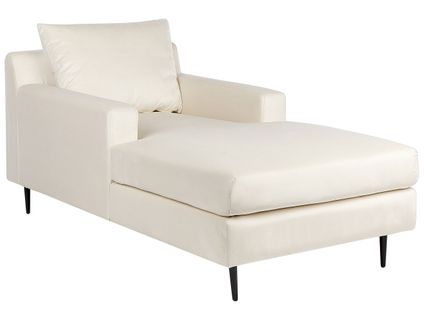 Méridienne En Velours Beige Gueret