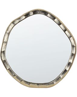 Miroir Angke 42 Cm 40 Cm Métal Doré