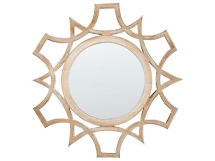Miroir 60 Cm Bois Clair Zapopan