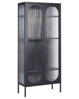 Armoire Vitrine Noir Foxton