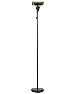 Lampadaire En Métal Noir Et Argenté 175 Cm Talparo