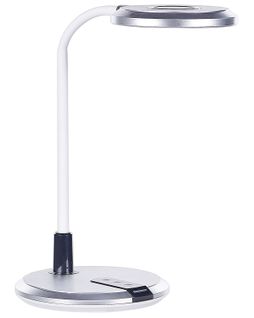 Lampe à Poser Blanc Et Argenté à LED Columba