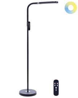 Lampadaire LED Aries Avec Variateur Métal Noir