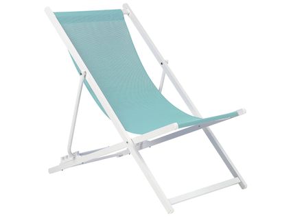 Chaise Longue Métal Turquoise Locri Ii