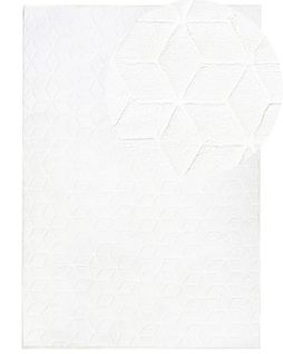 Tapis En Fausse Fourrure De Lapin Blanc 160 X 230 Cm Thatta