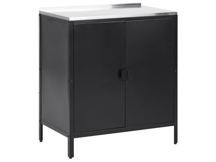 Meuble De Cuisine D'extérieur Vilama Métal Noir