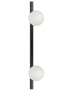 Applique Murale En Métal Noir à 2 Lumières Isabella