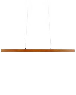 Lampe LED Suspendue Stewarts Bois De Chêne Marron Foncé