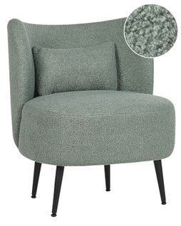 Bouclé Fauteuil Vert Clair Otsby