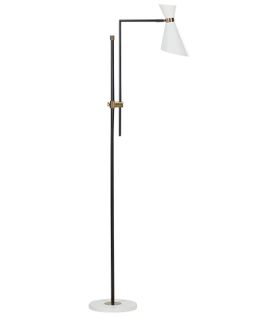 Lampadaire En Métal Blanc Melawi