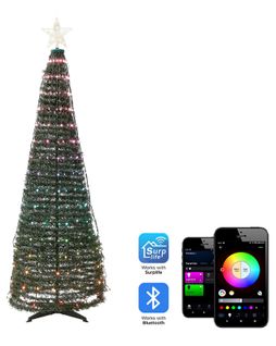 Lumières De Noël Avec L'application 160 Cm Vert Saarloq