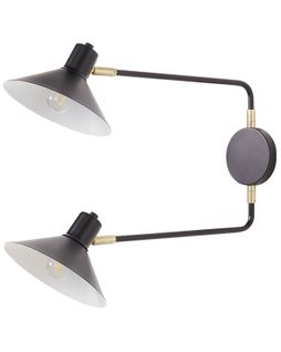 Applique Murale En Métal Noir Kadassa