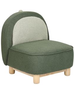 Fauteuil Pour Enfants Dinosaure Faborg Tissu Vert Foncé