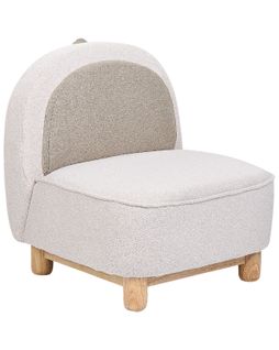 Fauteuil Pour Enfants Dinosaure Faborg Tissu Beige Clair