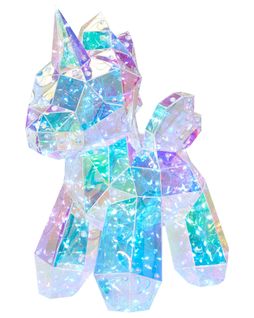 Décoration Licorne Multicolore à LED Fornax