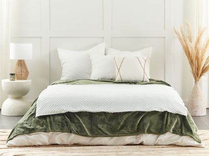 Housse De Couverture Lestée 100 X 150 Cm Blanc Callisto