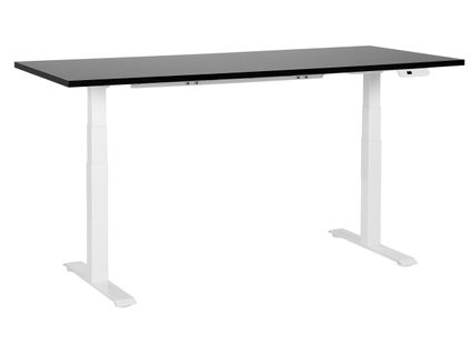 Table à Hauteur Ajustable Électrique 180 X 80 Cm Noir Destines