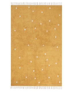 Tapis 140 X 200 Cm En Coton Moutarde Astaf