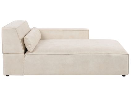 Chaise Longue Côté Gauche Beige Hellnar