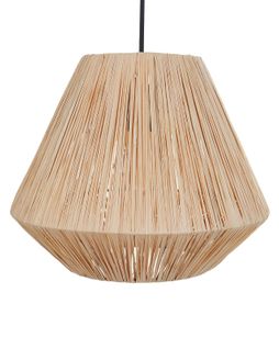 Lampe Suspendue En Paille Naturel Damit