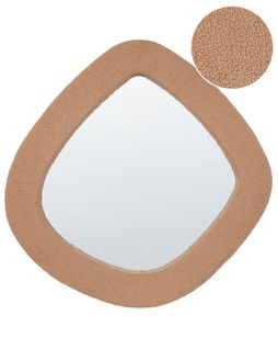 Bouclé Miroir 80 Cm Marron Clair Epiry
