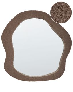 Bouclé Miroir 80 Cm Marron Blismes